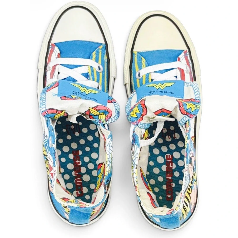 Converse X DC Comics Wonder Woman Chuck Taylor Shoes Men 4 Womens 6 137673C 2012